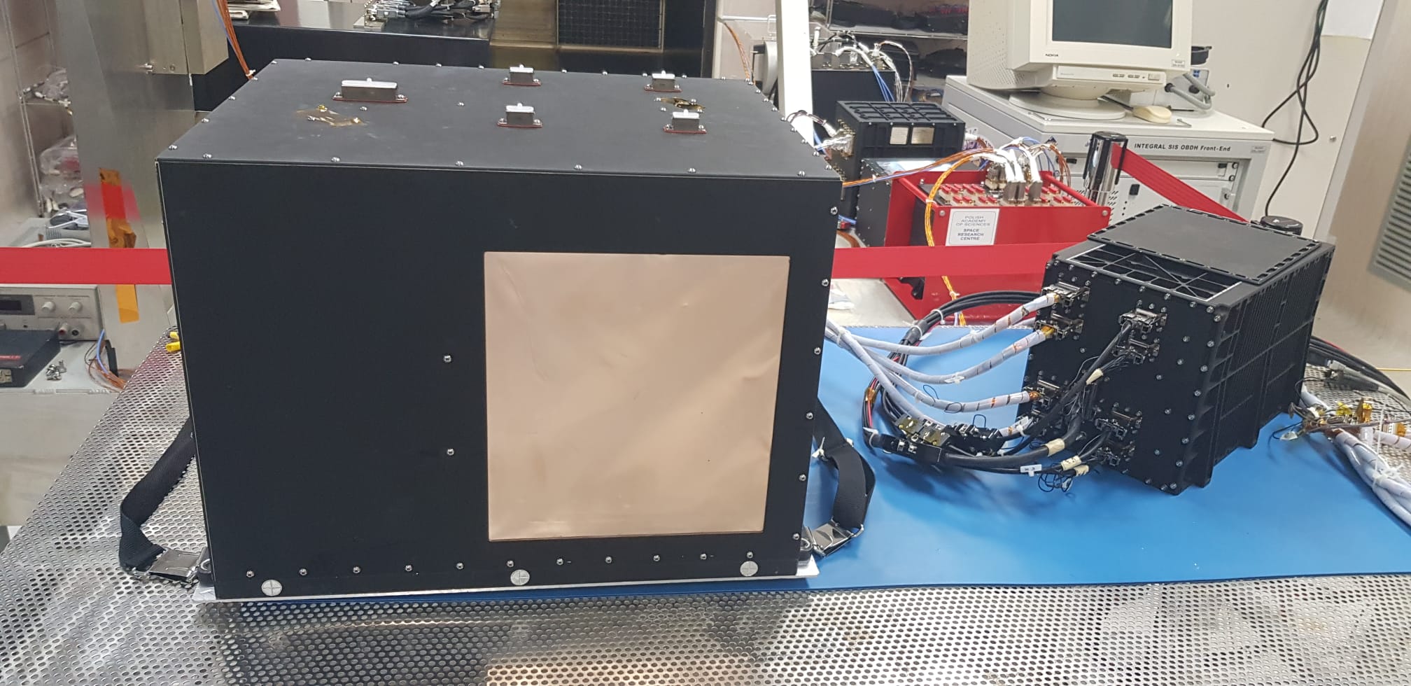 HEPD-02 (left) and EFD-02 (right) ready for shipment to China. Credits: CSES mission